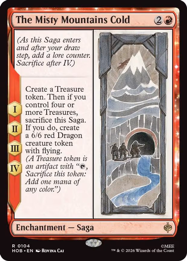 The Misty Mountains Cold - R (104)
