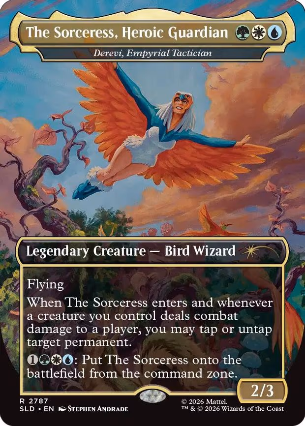 The Sorceress, Heroic Guardian - Derevi, Empyrial Tactician - R (2787)
