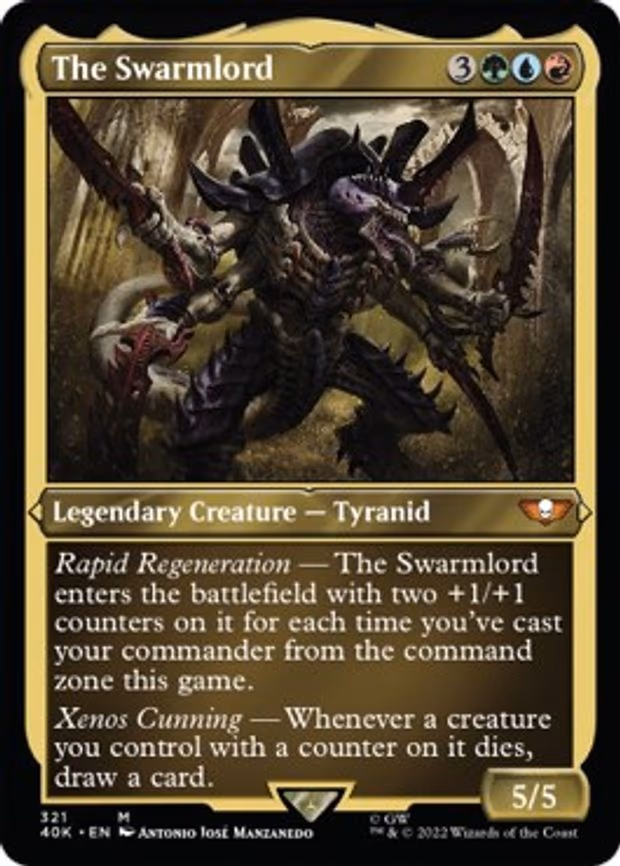 The Swarmlord (Display Commander) (Foil Etched) - Thick Stock