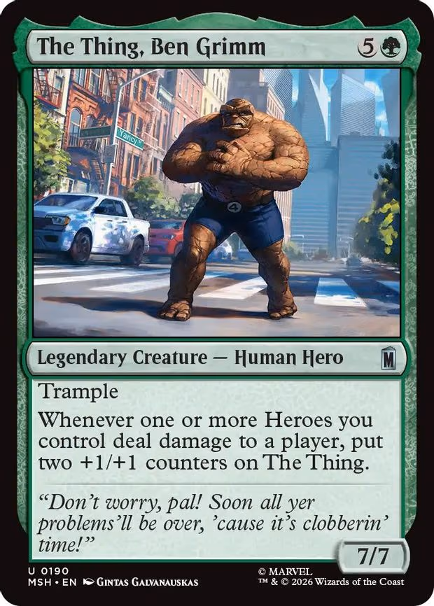 The Thing, Ben Grimm - U (190)
