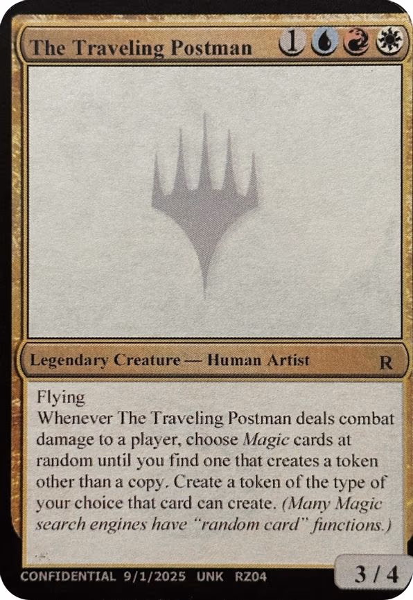 The Traveling Postman - R