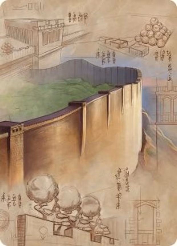 The Walls of Ba Sing Se Art Card