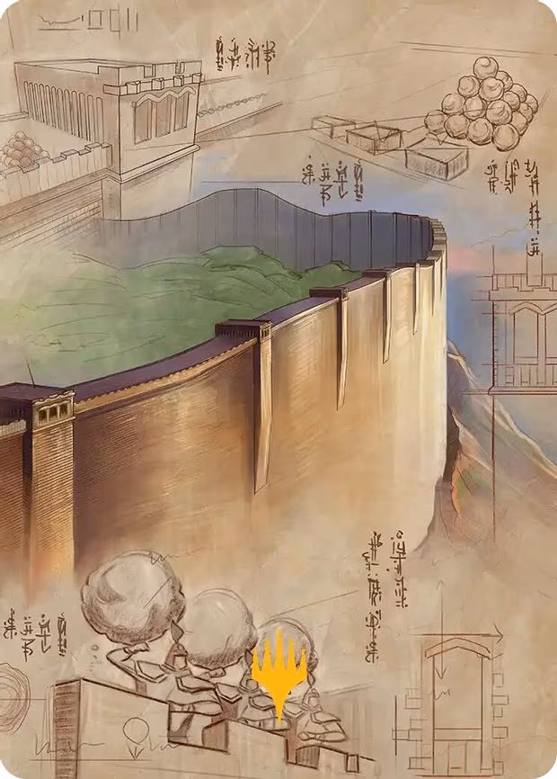 The Walls of Ba Sing Se Art Card