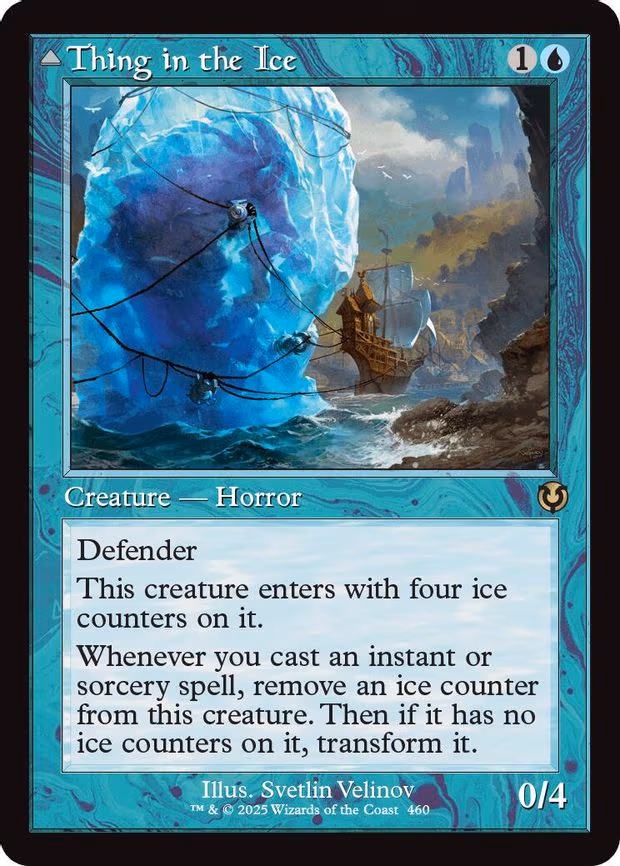 Thing in the Ice (Retro Frame)