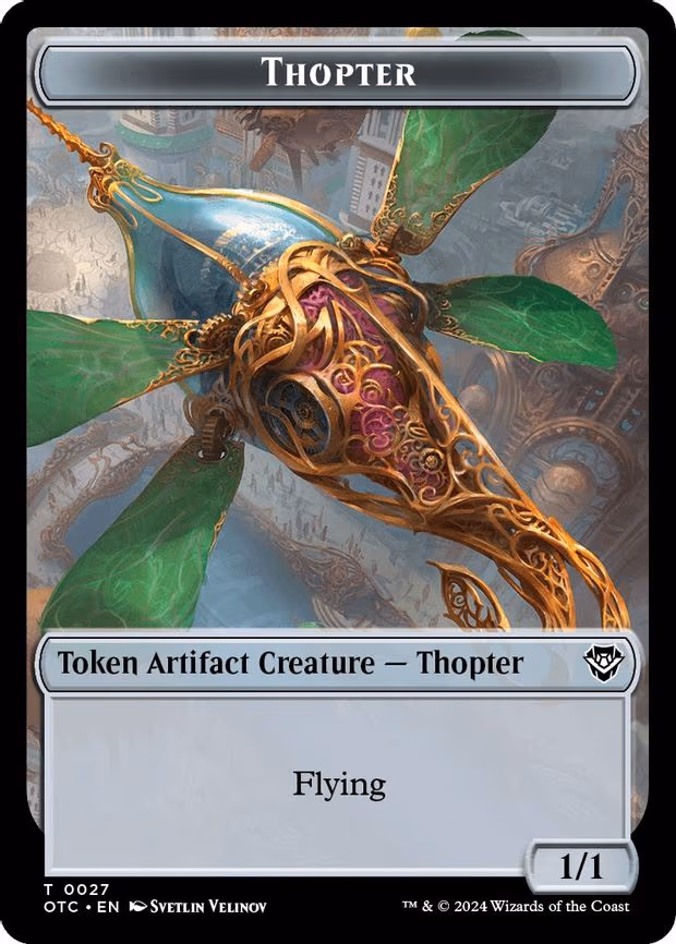 Thopter // Treasure Double-Sided Token - T (27 // 18)