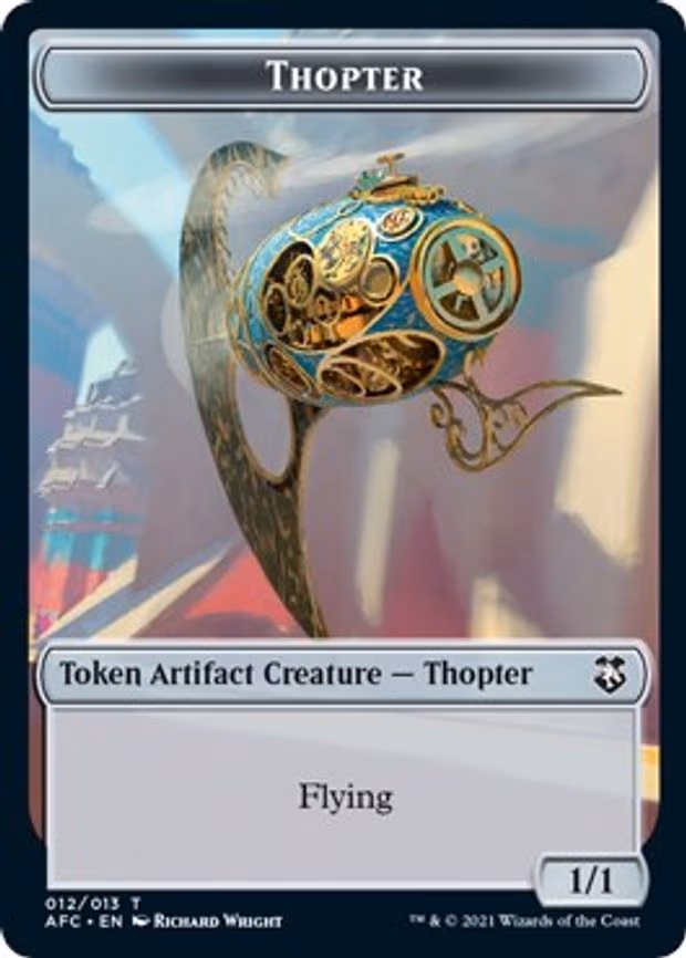 Thopter // Treasure Double-Sided Token - T (12 // 15)