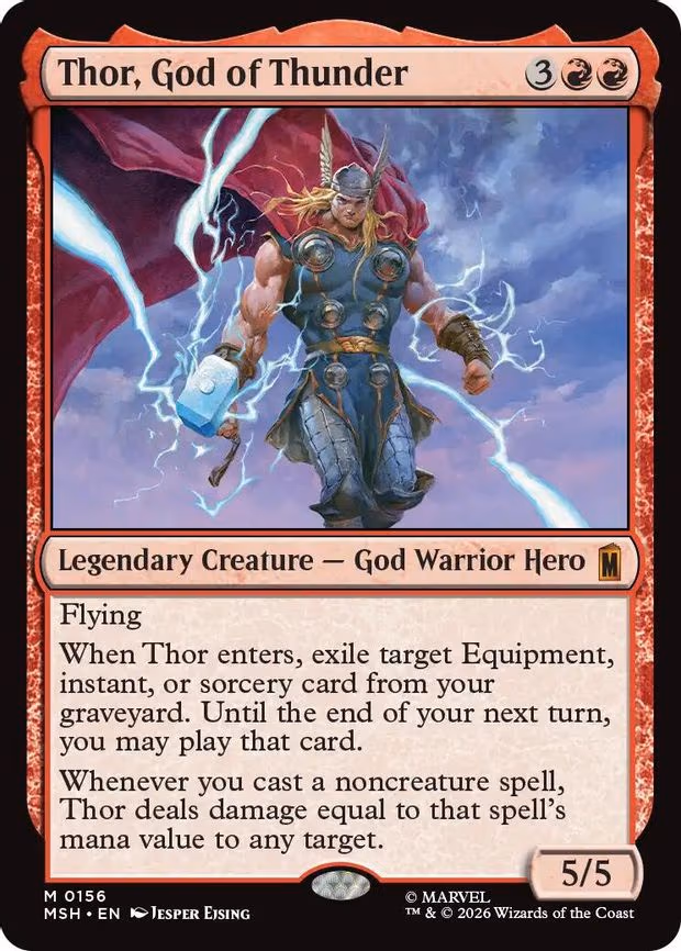 Thor, God of Thunder - M (156)
