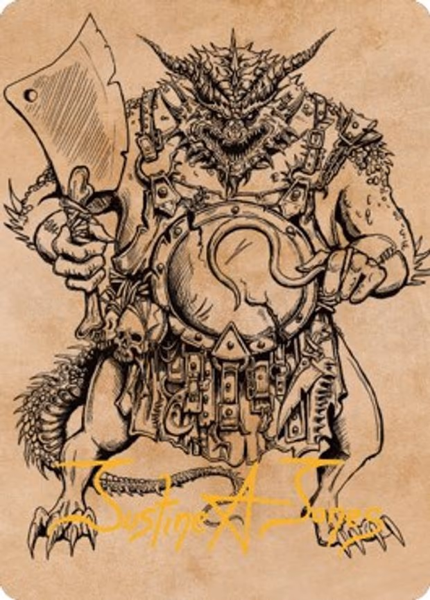 Thrakkus the Butcher Art Card