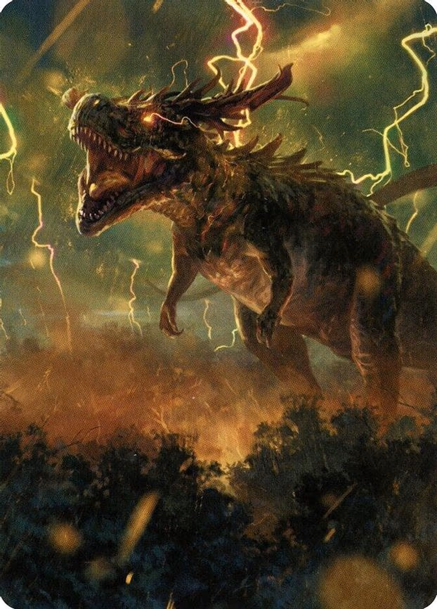 Thrasta, Tempest's Roar Art Card
