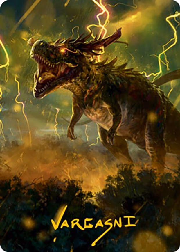 Thrasta, Tempest's Roar Art Card