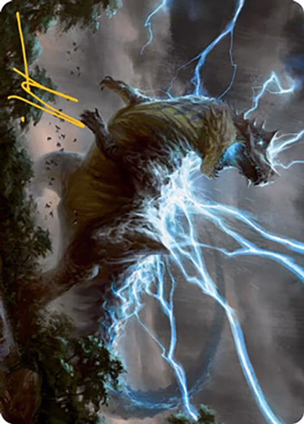 Thrasta, Tempest's Roar Art Card