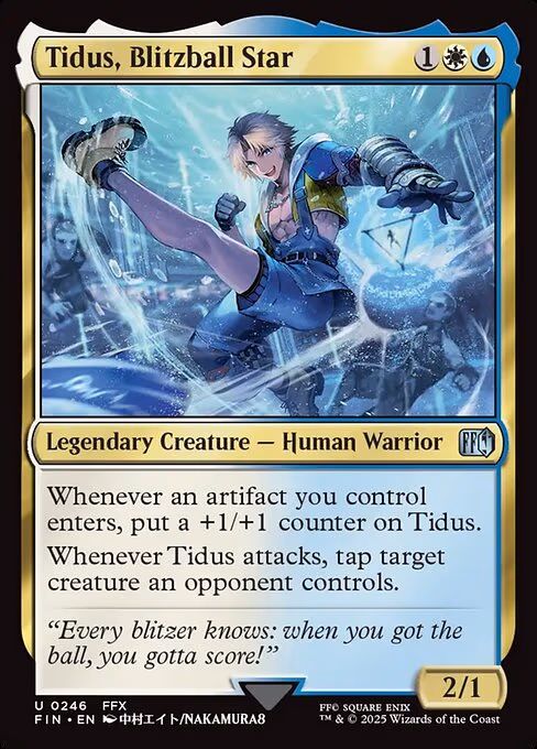 Tidus, Blitzball Star