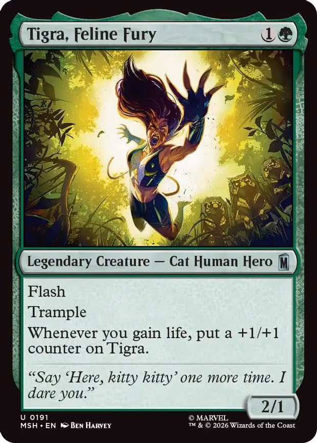 Tigra, Feline Fury - U (191)