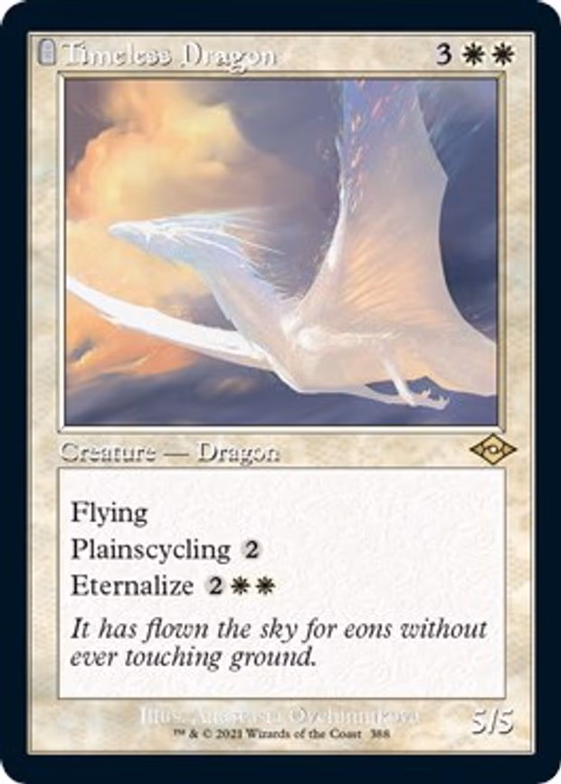 Timeless Dragon (Retro Frame)