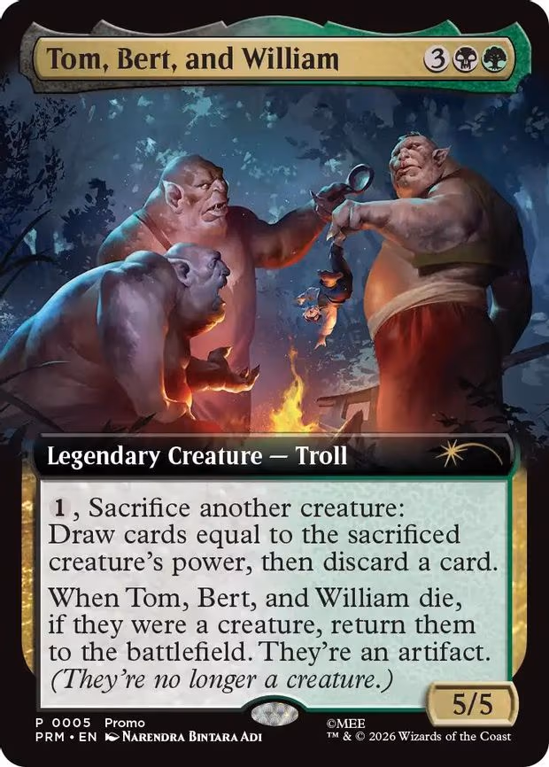 Tom, Bert, and William