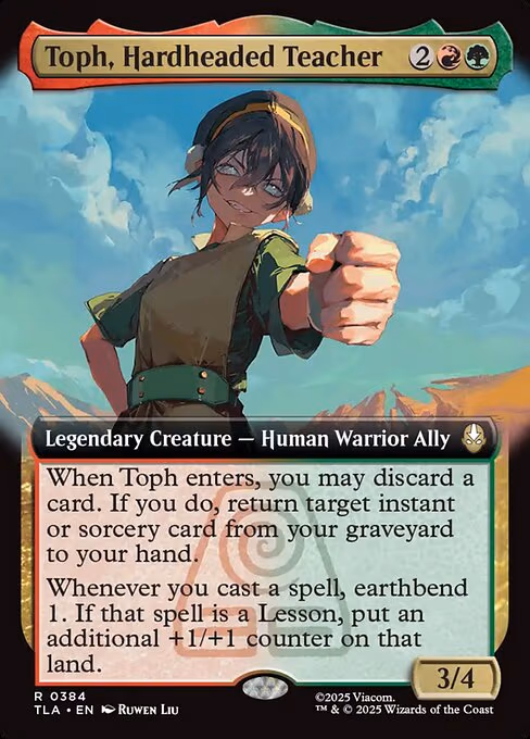 Toph, Hardheaded Teacher