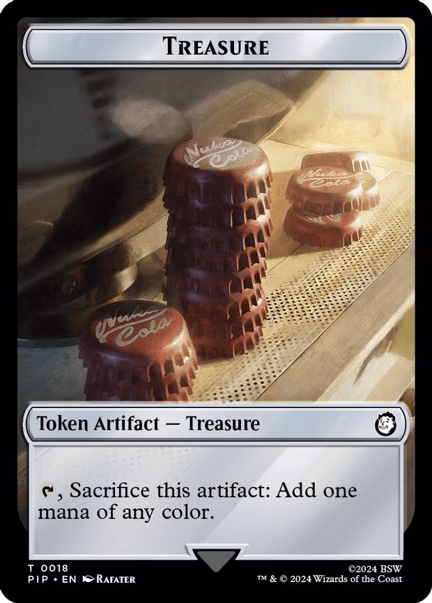 Treasure (0018) // Wasteland Survival Guide Double-Sided Token