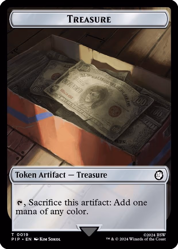 Treasure (0019) // Wasteland Survival Guide Double-Sided Token