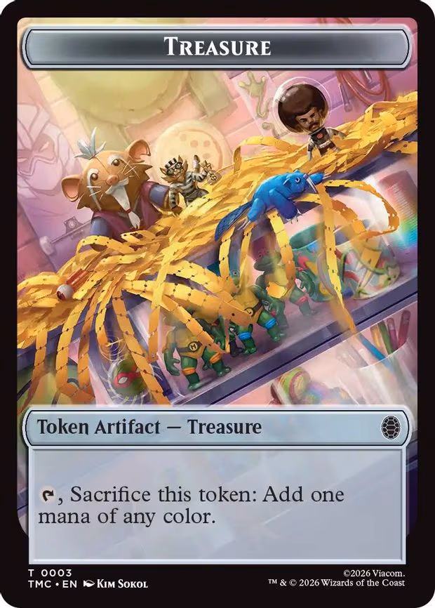 Treasure // Robot Double-Sided Token