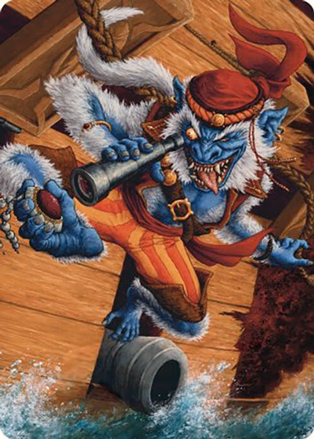 Treasure Nabber Art Card