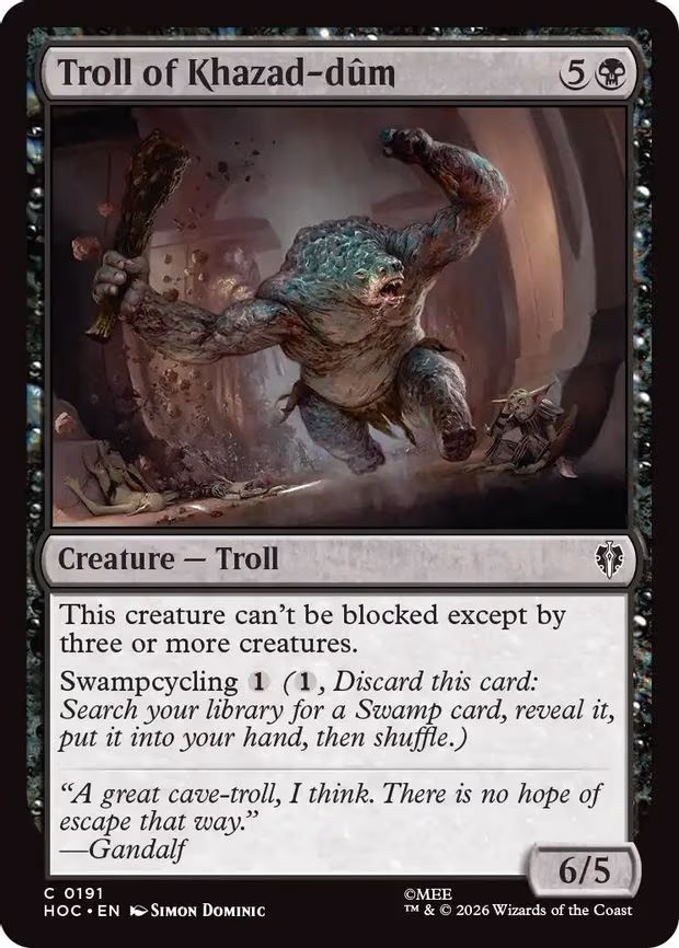 Troll of Khazad-dum - C (191)