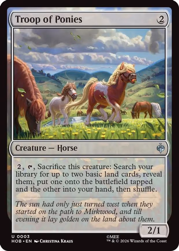 Troop of Ponies - U (3)