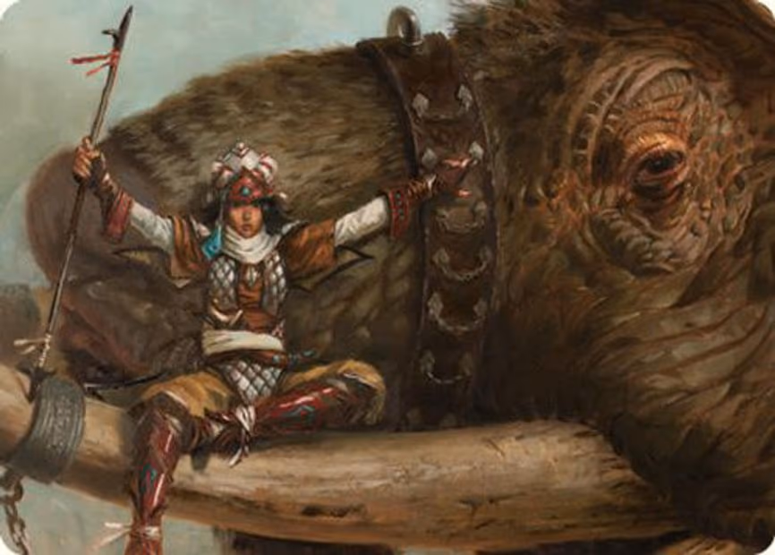 Tuskguard Captain Art Card