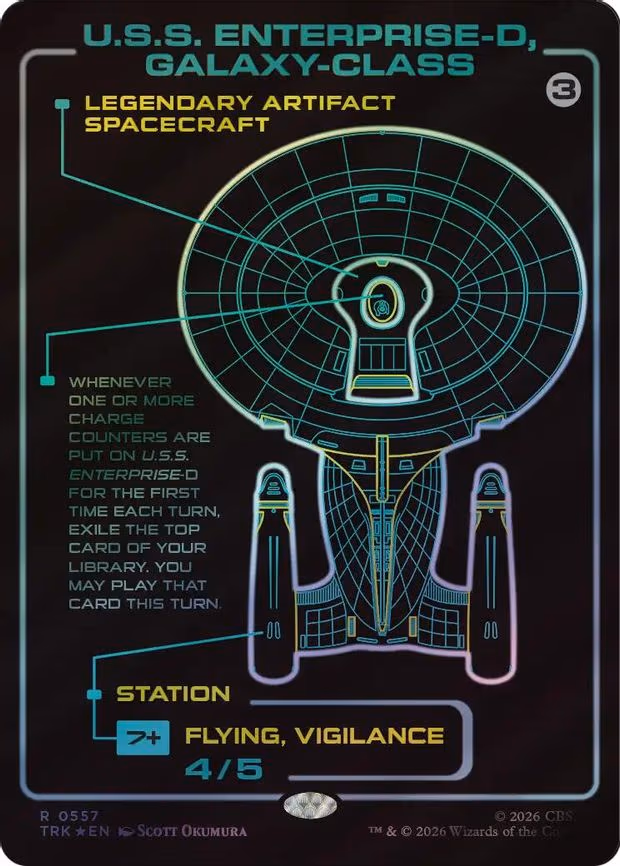 U.S.S. Enterprise-D, Galaxy-Class - R (557)