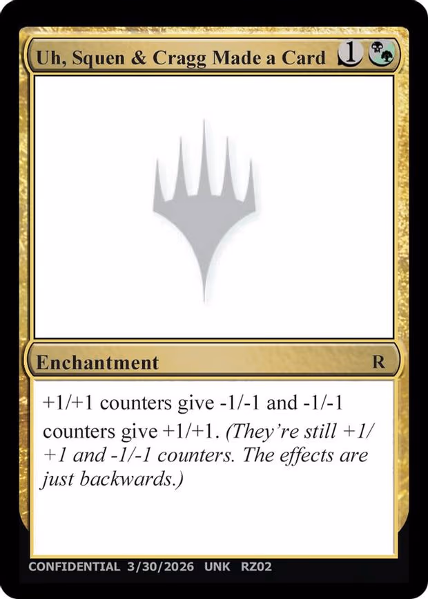 Uh, Squen & Cragg Made a Card - R