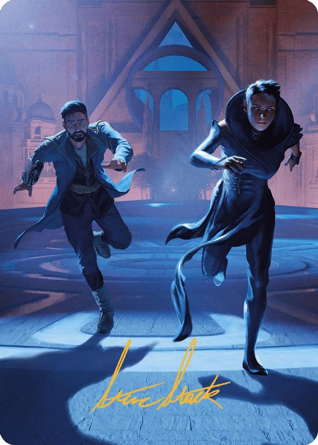Unauthorized Exit Art Card
