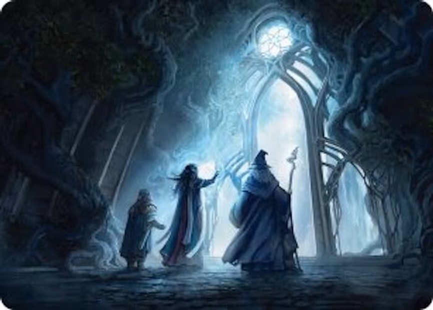 Uncover the Moon-Letters Art Card - S (13)