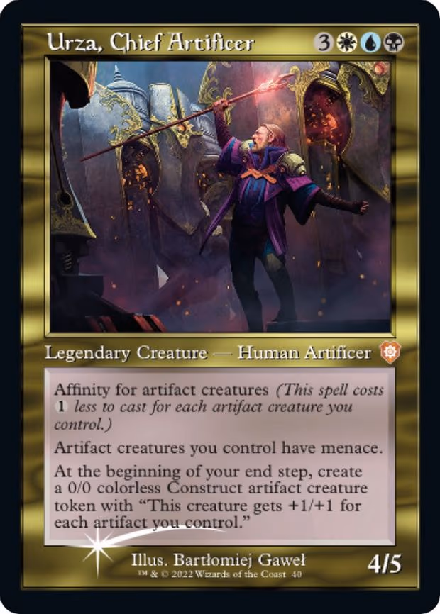 Urza, Chief Artificer (Display Commander) - Thick Stock