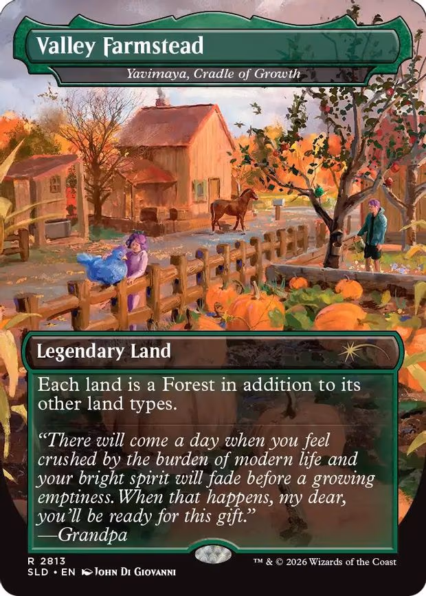 Valley Farmstead - Yavimaya, Cradle of Growth - R (2813)