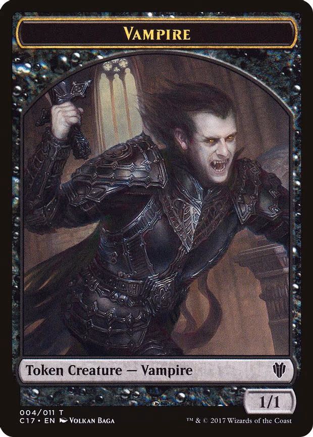 Vampire // Zombie Double-sided Token