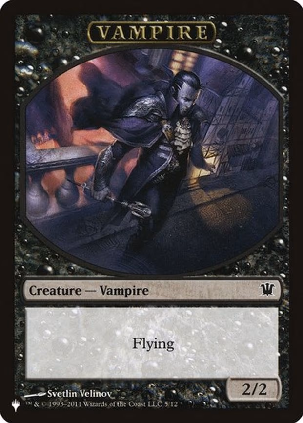 Vampire // Zombie Double-sided Token