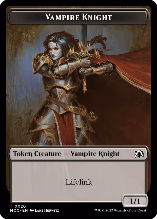 Vampire Knight // Soldier Double-sided Token