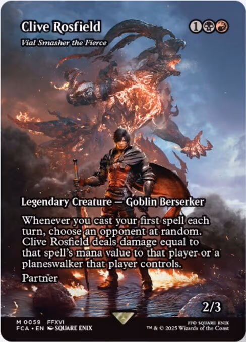 Clive Rosfield - Vial Smasher the Fierce