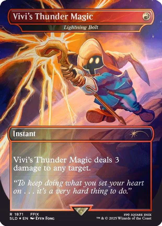 Vivi's Thunder Magic - Lightning Bolt