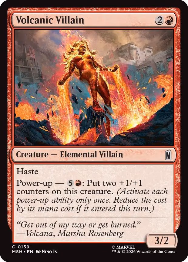 Volcanic Villain - C (159)