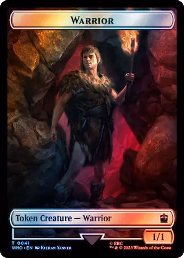 Warrior // Clue (0053) Double-Sided Token