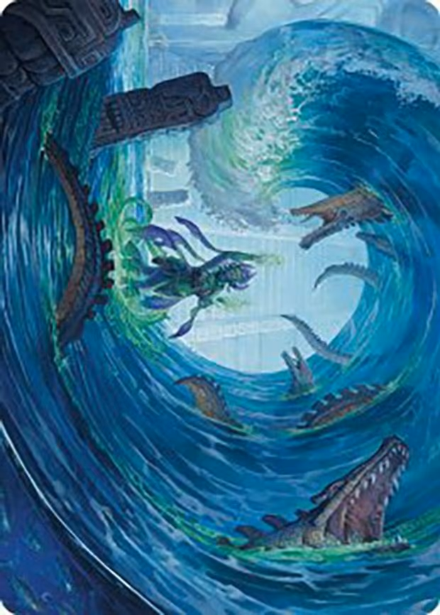 Wave Goodbye Art Card