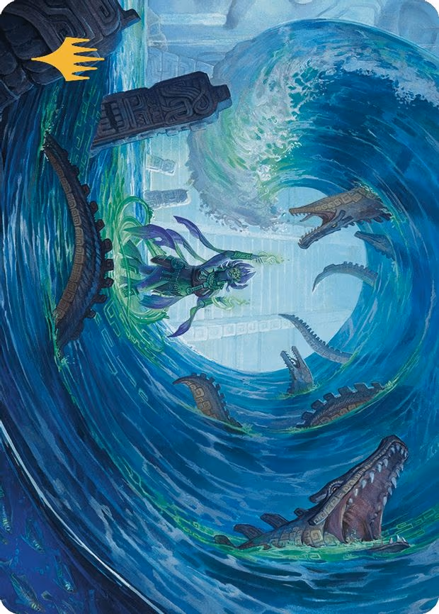 Wave Goodbye Art Card