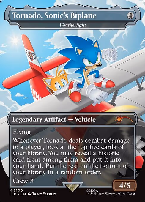 Tornado, Sonic's Biplane - Weatherlight