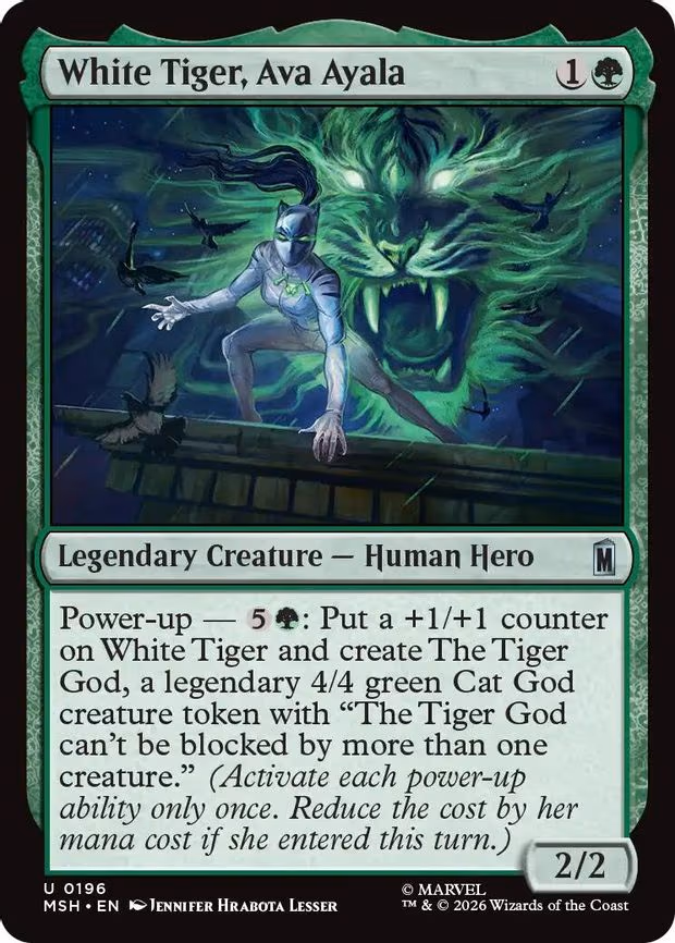 White Tiger, Ava Ayala - U (196)