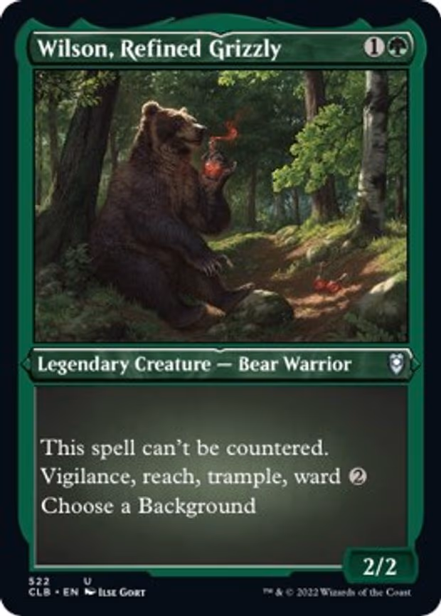 Wilson, Refined Grizzly