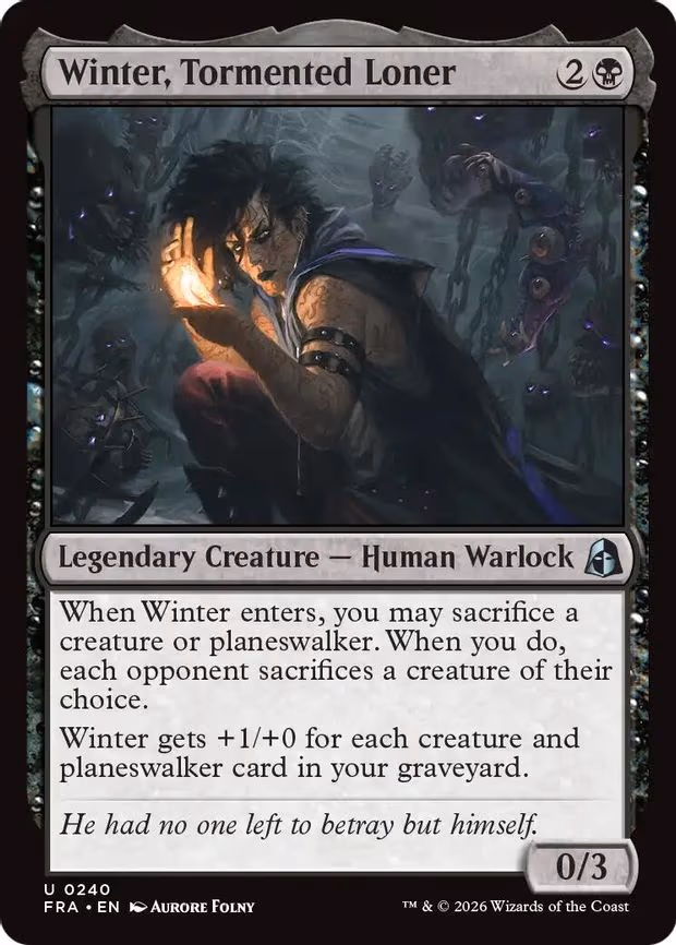 Winter, Tormented Loner - U (240)
