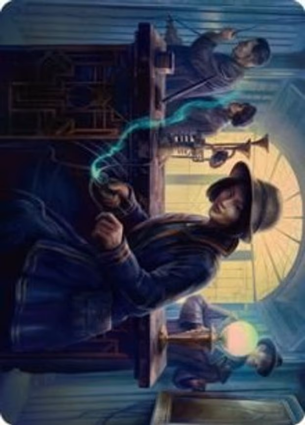 Wiretapping Art Card