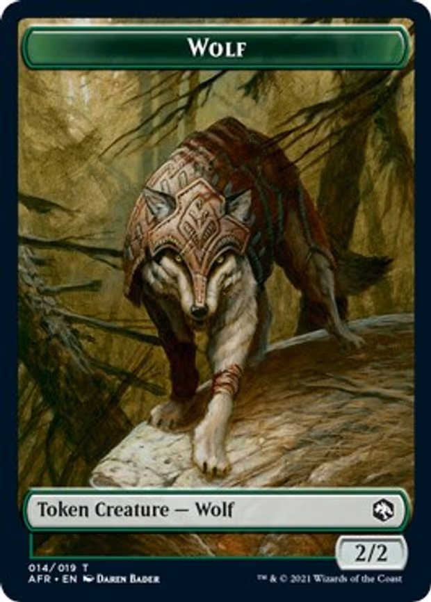 Wolf // Icingdeath, Frost Tongue Double-Sided Token