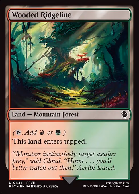 Wooded Ridgeline - L (441)