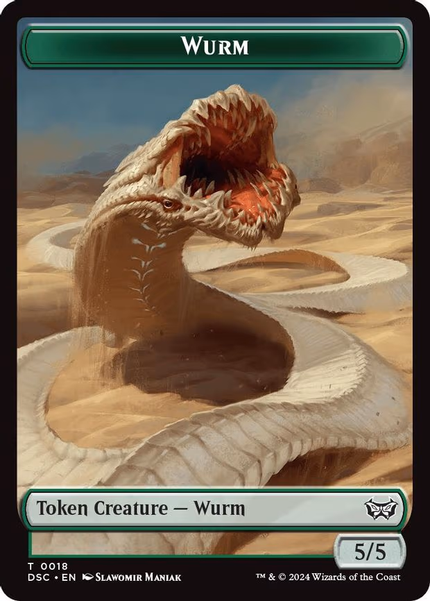 Wurm (0018) // Fractal Double-Sided Token